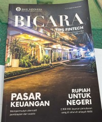 Image of BICARA : PASAR KEUANGAN RUPIAH UNTUK NEGERI