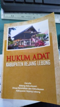 Image of Hukum Adat Kabupaten Rejang Lebong