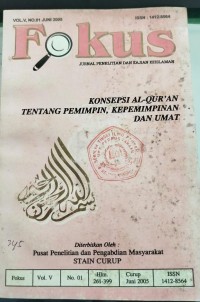 Image of KONSEPSI AL-QURAN TENTANG PEMIMPIN, KEPIMPINAN DAN UMAT