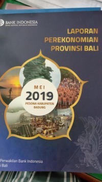 Image of Laporan Perekonomian Provinsi Bali Mei 2019