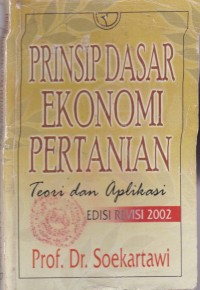 Image of Prinsip Dasar Ekonomi Pertanian